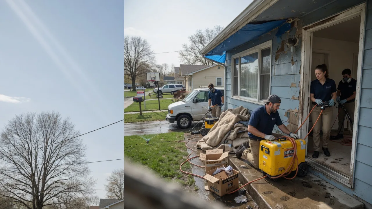 Basement Flood Cleanup in Birnamwood, WI near me